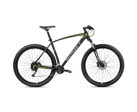Bicycle Romet Mustang M1 29" 2023 black-lemon-19" / L