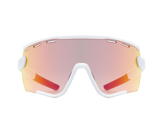 Glasses Uvex Sportstyle 236 Set small white mat / mirror red