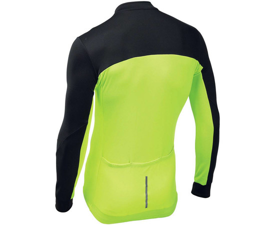 Jersey Northwave Force 2 L/S Full Zip black-yellow fluo-XL, Size: XL