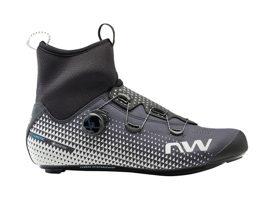 Cycling shoes Northwave Celsius R Arctic GTX Road carbon grey-reflective-43, Size: 43
