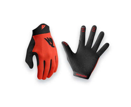 MET UNION Mountain Bike Gloves, Izmērs: S, Krāsa: RED