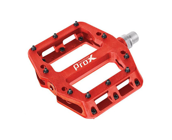 Pedals ProX Base Pro 26 plastic Pins axle Cr-Mo red