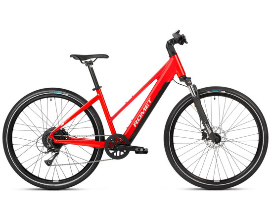 E-bike Romet e-Orkan D 1.0 504WH 2024 red-17" / M, Suurus: 17" / M