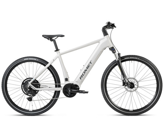 E-bike Romet e-Orkan M 2.0 540WH 2024 silver-18" / M, Size: 18" / M
