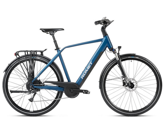 E-bike Romet e-Wagant 1.0 504WH 2024 dark blue-18" / M, Size: 18" / M