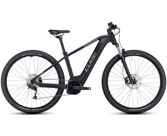 E-bike Cube Reaction Hybrid Performance 625 29 black'n'grey 2023-20" / 29 / L, Dydis: 20" / 29 / L