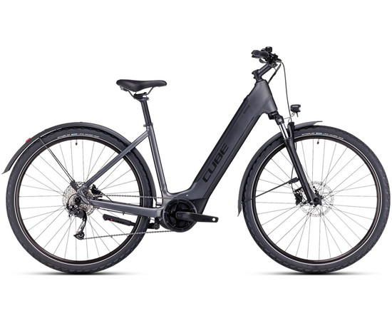 E-bike Cube Nuride Hybrid Performance 500 Allroad Easy Entry graphite'n'black 2023-50 cm / S, Size: 50 cm / S