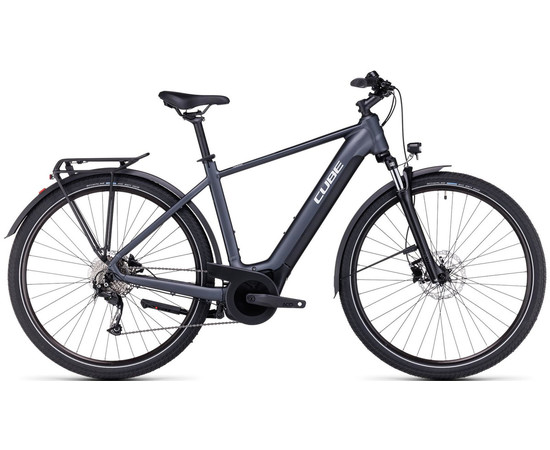 E-bike Cube Touring Hybrid ONE 625 grey'n'white 2023-50 cm / S, Dydis: 50 cm / S
