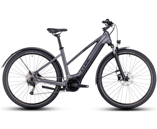 E-bike Cube Nuride Hybrid Performance 625 Allroad Trapeze graphite'n'black 2023-46 cm / XS, Dydis: 46 cm / XS