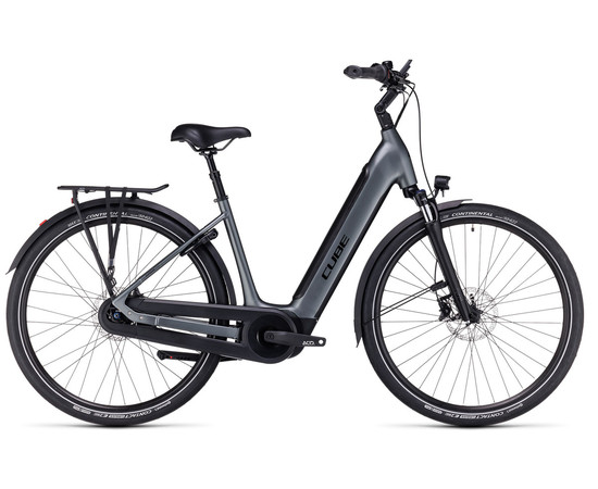 E-bike Cube Supreme Hybrid Pro 625 Easy Entry flashgrey'n'black 2023-46 cm / XS, Size: 46 cm / XS