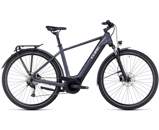 E-bike Cube Touring Hybrid ONE 500 grey'n'white 2023-50 cm / S, Dydis: 50 cm / S
