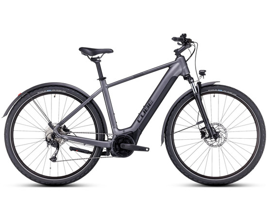 E-bike Cube Nuride Hybrid Performance 625 Allroad graphite'n'black 2023-50 cm / S, Izmērs: 50 cm / S