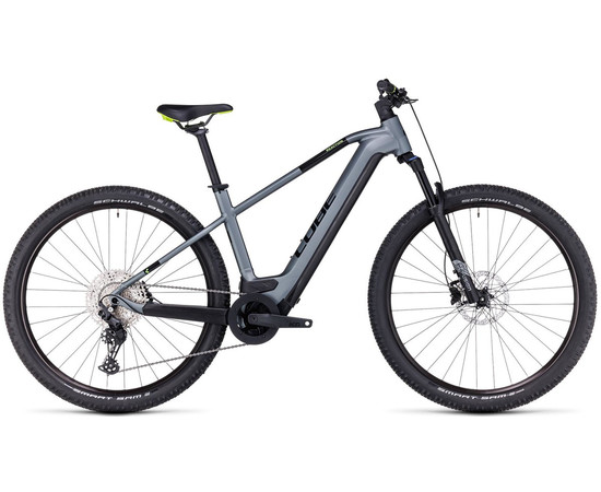 E-bike Cube Reaction Hybrid Pro 750 29 flashgrey'n'green 2023-19" / 29 / L, Size: 19" / 29 / L