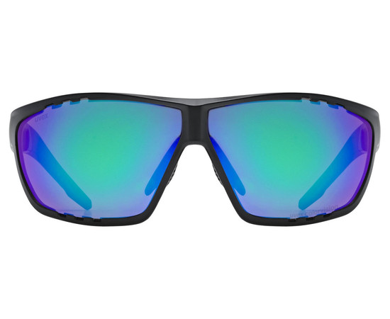 Glasses Uvex sportstyle 706 CV black matt / mirror green