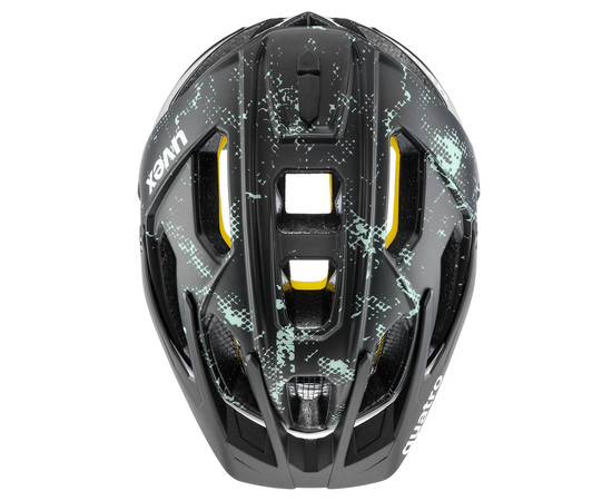 Helmet Uvex quatro cc MIPS black-jade matt-52-57CM, Dydis: 56-61CM