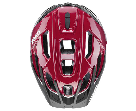 Helmet Uvex quatro ruby red-black-52-57CM, Izmērs: 52-57CM