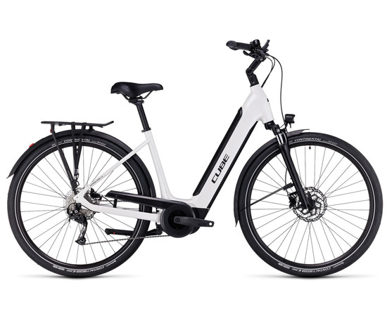 E-bike Cube Supreme Sport Hybrid ONE 500 Easy Entry white'n'black 2023-46 cm / XS, Metai: 2023, Dydis: 46 cm / XS