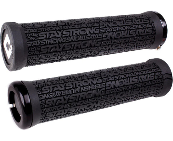 ODI Griffe Stay Strong v2.1 schwarz, 135mm schwarze Klemmringe