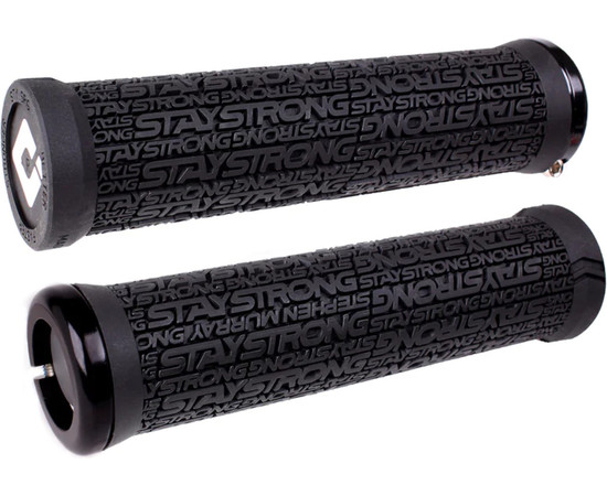 ODI grips Stay Strong v2.1 black, 135mm black clamping rings