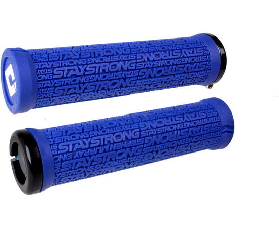 ODI Griffe Stay Strong v2.1 blau, 135mm schwarze Klemmringe