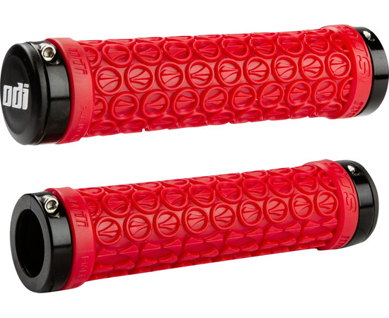 ODI MTB grips SDG Lock-On red, 130mm black clamps