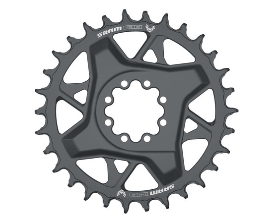 SRAM chainring T-Type Eagle GX 30T, direct mount, black 12-speed, 3mm offset