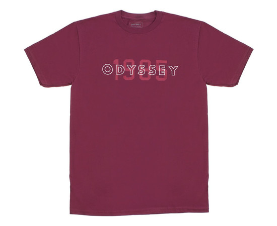Odyssey T-Shirt Overlap burgundy, S 