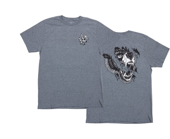 Odyssey T-Shirt Ripped Monogram grau, M 