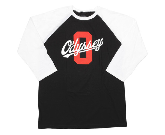 Odyssey T-Shirt Scholar 3/4 schwarz/weiß, S 