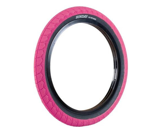 TIRE CURRENT v2 20x2.40" (DUAL-PLY) pink w/BLACK WALL