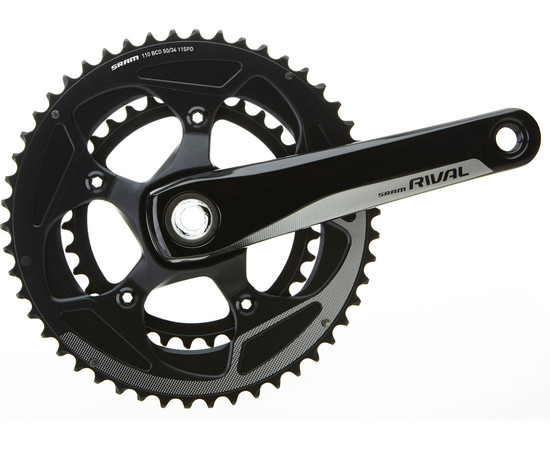 Crank Set Rival22 GXP 170 50-34 Yaw, GXP Cups NOT included