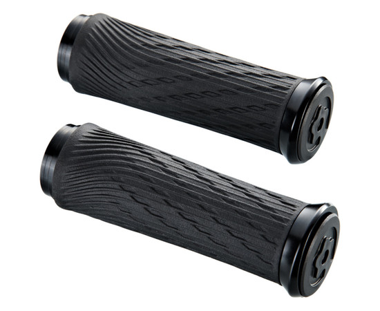 Locking Grips for Grip Shift Integrated 100mm with Black Clamps and End Plug