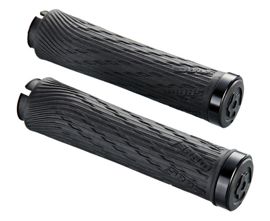 Locking Grips for XX1 Grip Shift 100mm and 122mm with Black Clamps and End Plug
