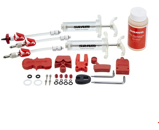 Pro Brake Bleed Kit (includes 2 syringes/fittings, bleed blocks, Torx tool, Crow