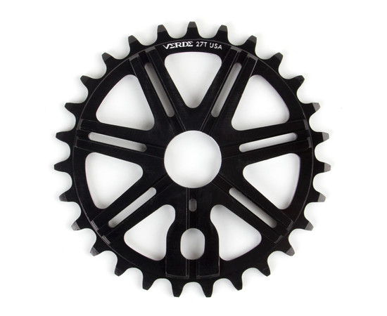 Verde Neutra chainring 27T, black Made in USA