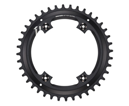 Chain Ring X-Sync 40T 11 Speed Apex1 Asymmetric 110BCD Alum Black BB30 or GXP