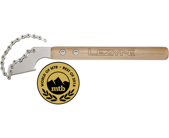 Lezyne Classic Chain Rod, Wood Handle, compatible with 8, 9, 10, 11 speed