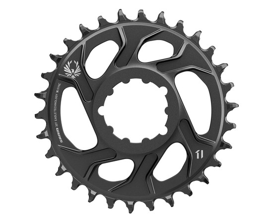 SRAM chainring X-Sync 2 Eagle 34T, direct mount, aluminum, gray 12-speed, 6mm offset
