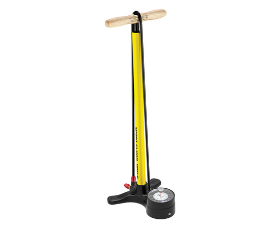 Lezyne Floor Pump Sport Floor Drive, yellow, 220psi, 63,5cm, 3.5 Gauge