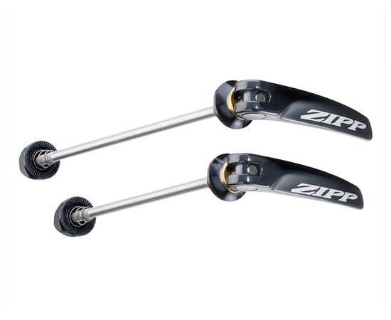 Zipp Tangente QR-DB Stainless Steel Black With Silver Logo, 100mm/135mm Pair For