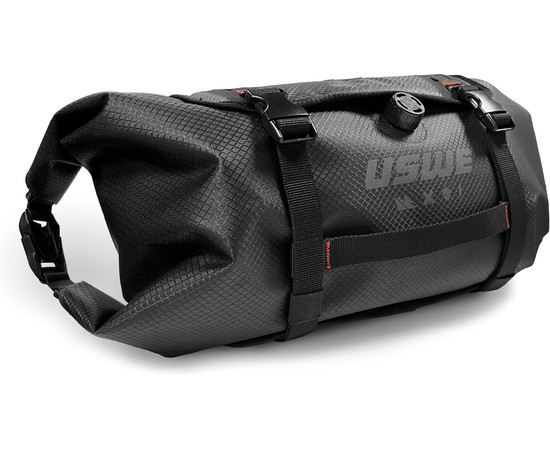 USWE Handlebar Roll-Top-Bag incl. Holster, 9L 40x18cm, black