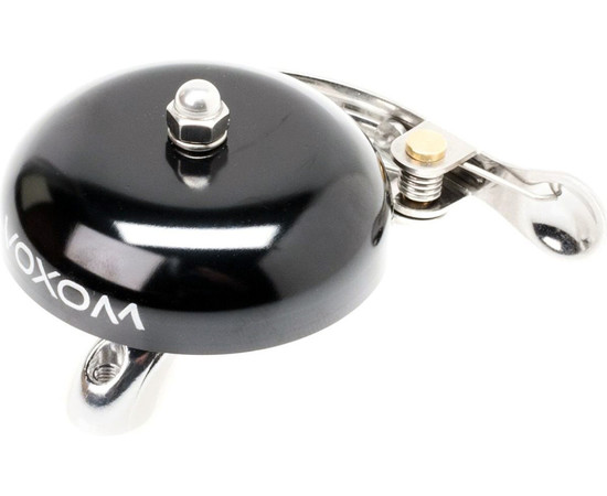 Voxom Bicycle Bell classic design Kl4 matte black, Farbe: Matt black