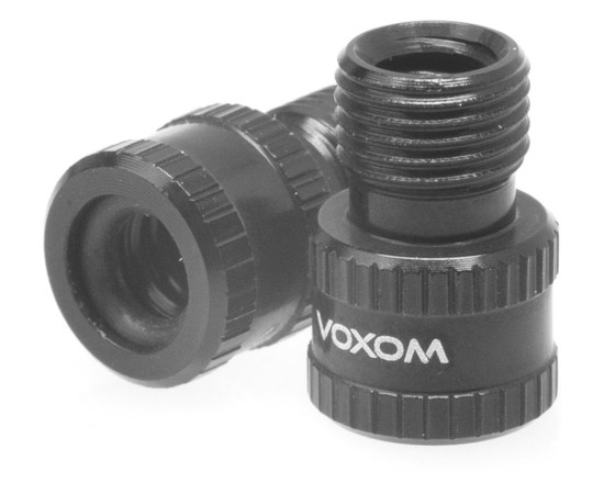 Voxom Valve Adaptor Vad1 presta to us schrader valve black 2PCS/Set