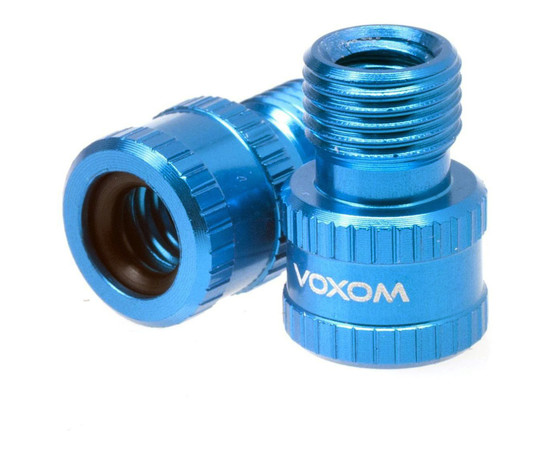 Voxom Valve Adaptor Vad1 presta to us schrader valve blue 2PCS/Set