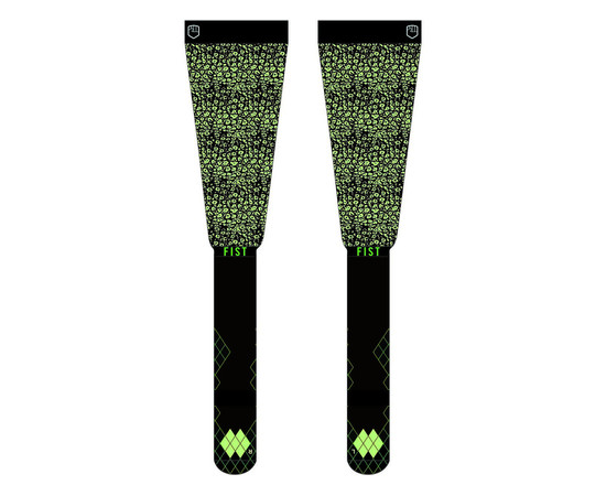 FIST Beinling/Socke Croc L-XL, schwarz-grün 