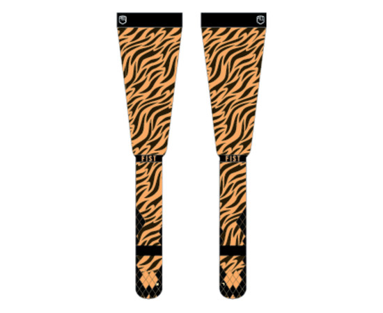 FIST Brace/Socks Tiger S-M, brown-black, Dydis: S-M, Spalva: Orange-black