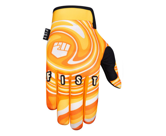 FIST Handschuh 70's Swirl M, orange-schwarz 