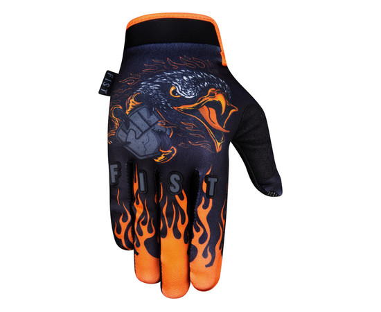 FIST Handschuhe Screaming Eagle XS, orange-schwarz 