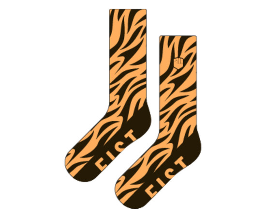 FIST Socks Tiger S-M, orange-black