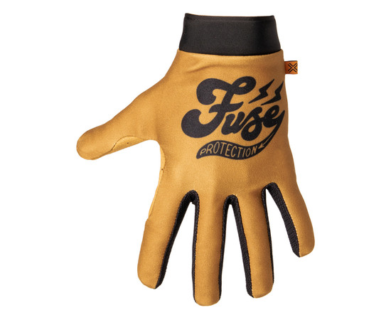 Fuse Omega Handschuhe Cafe Größe: M braun-schwarz